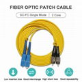 SC-FC 2 Core Single Mode Fiber Optic