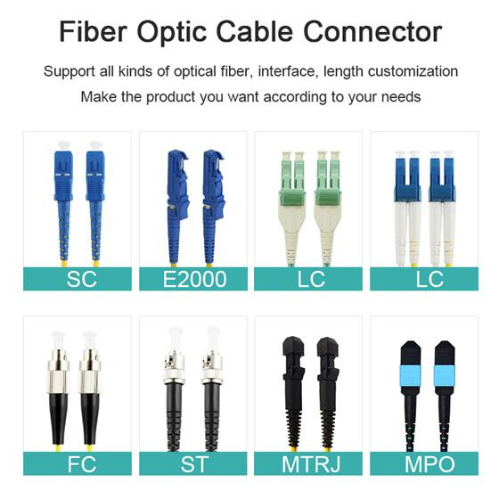 St-St Multi-Mode OM3 Fiber Optic Patch Cable 3