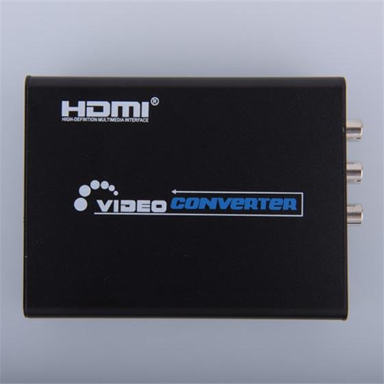 Metal AV (RCA)+HDMI To HDMI Converter 2