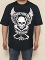 harley biker legend skull wings short sleeve man t-shirts 20FM-99866