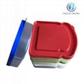 Plastic Sandwich Container with colorful lids | Durable Plastic Sandwich Box