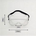 OEM anti saliva fog and anti-aureole safety Goggle for personal protection manuf