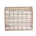 Modern wire rectangle home sundries storage basket 1