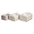 Modern wire rectangle home sundries storage basket 4