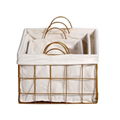 Makeup Organizer Mesh Storage Baskets Wire Metal Storage Organizer Baskets 1