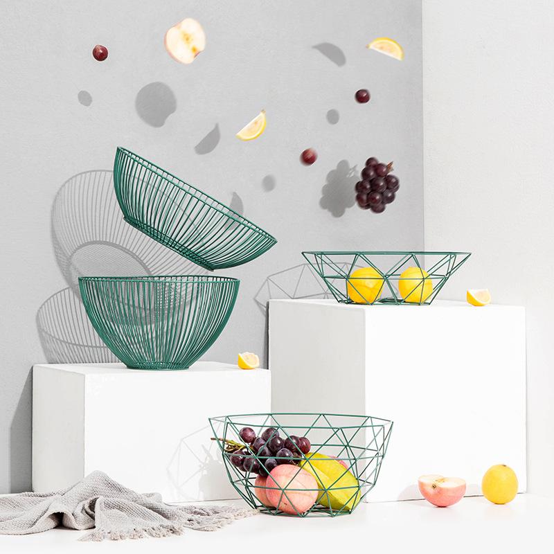 ultifunction stackable gold wire mesh woven fruit storage basket 3