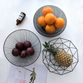 ultifunction stackable gold wire mesh woven fruit storage basket