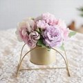 Decorative Flower Basket Metal Table Centerpiece Wedding Flower Pot Holders 
