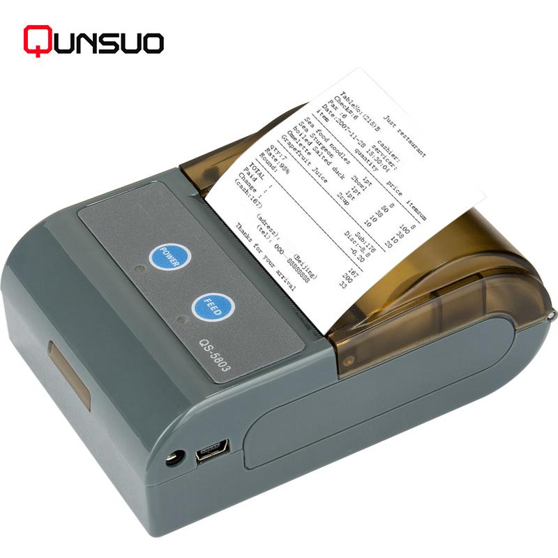 58mm Mobile Bluetooth Barcode Mini Thermal Printer QS5803 QS (China