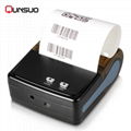 80mm Thermal Barcode Printer Portable Bluetooth Label Printer for IOS/Android