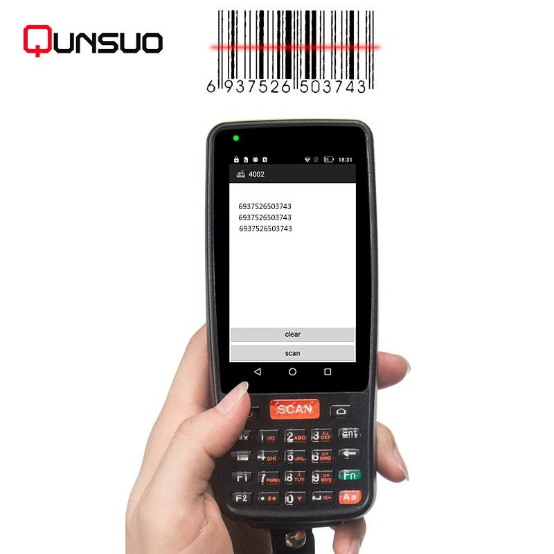 UHF RFID Android 6.0 Barcode Scanner PDA Data Collector 4