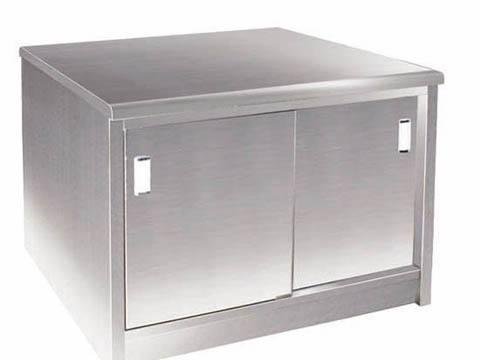 Customer-designed Stainless Steel Cabinet with removable panel