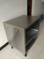 Customer-designed Stainless Steel Cart with hidden handles