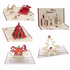 Factory printing handwork paper happy birthday greeting card