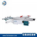 Precision sliding table saw wood cutting