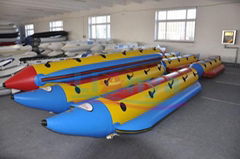 Durable 0.9mm PVC Material Inflatable Sport Banana Boat