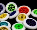 56*24mm high qualitypolyurehane inline skate wheels 2