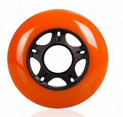 pu wheels high quality inline skate rubber wheels for skate