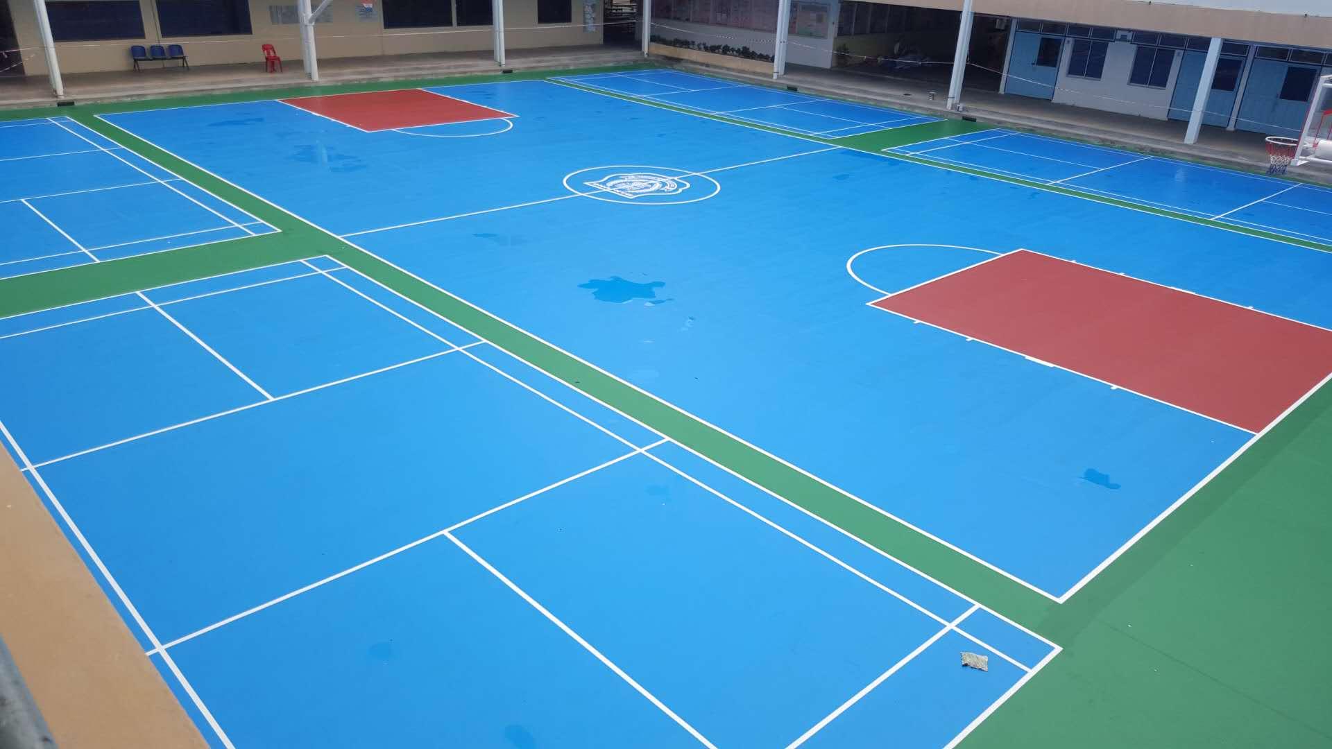 Polyurethane Sports Court Surface for Synthetic Futsal Court Yuanyang