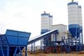 HZS 120 twin shaft concrete batching plant for sale
