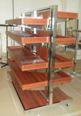 Gondola shelving slatwall panel