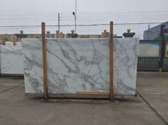 3D Printing Nano Crystal Glass Artificial Calacatta Marble Big Slabs