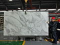  Nano Crystal Glass Stone Artificial Carrara White Marble Big Slabs 1