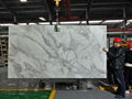  Nano Crystal Glass Stone Artificial Carrara White Marble Big Slabs