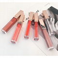 New Arrival Natural Wholesale Custom Matte Lipgloss Rose Gold Glitter Lip Gloss  4