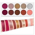 10 Colors 36mm Glitter Eye Shadow Palette Private Label Eyeshadow Palette