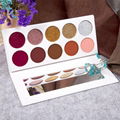 10 Colors 36mm Glitter Eye Shadow Palette Private Label Eyeshadow Palette 5