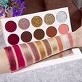 10 Colors 36mm Glitter Eye Shadow Palette Private Label Eyeshadow Palette