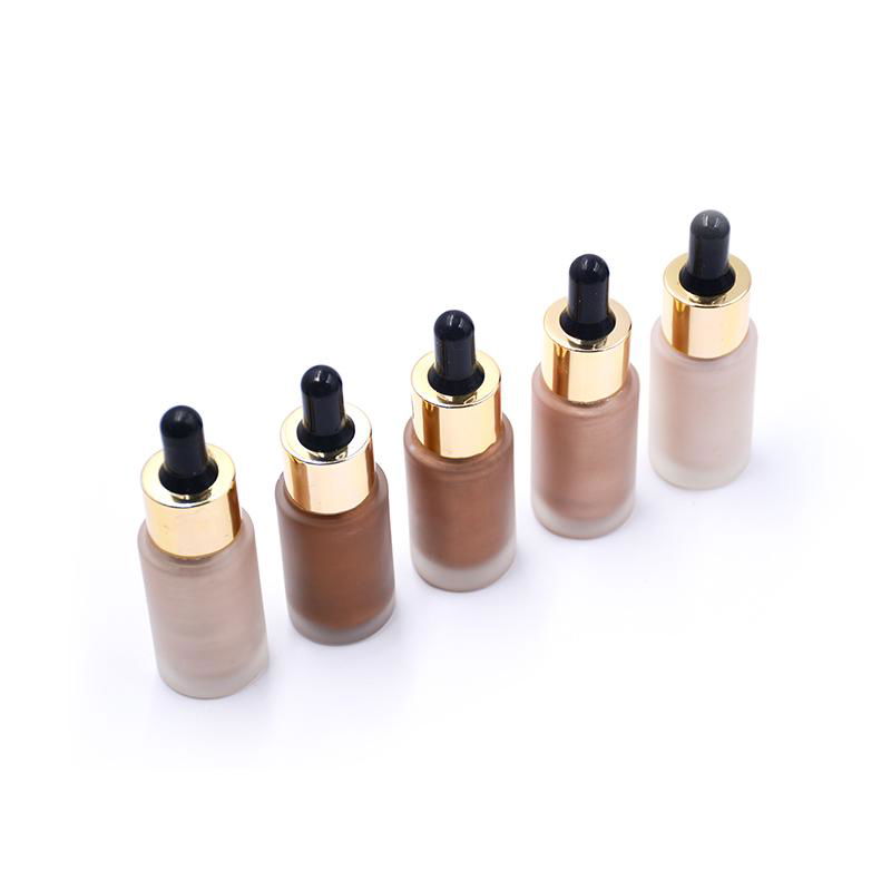 Cosmetic private label custom logo no brand liquid highlighter makeup 2