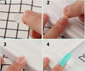 2 Sheet DIY false Nail Tips Transparent Ultra Double Sided Adhesive Stickers  5