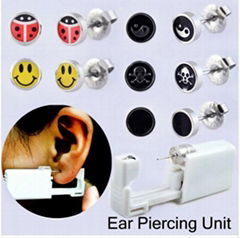 Disposable Safety Earring Gun Piercing Second Generation 1/100 With Moment Tool 