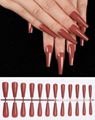 Box Packing Extra Long Coffin Glossy Press On Nails False Ballerina False Nails 2