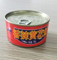錦泉150克香辣黃花魚罐頭自產自銷一件OEM代加工
