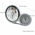 Slingifts Magic Mirror LED Light Box Photo Frame Round Clock Multifunction Decor 1