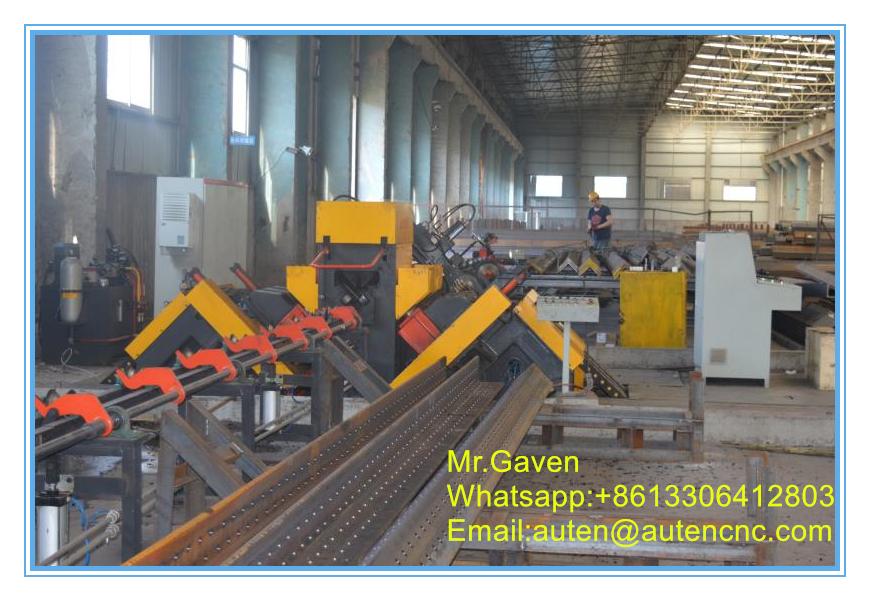 CNC Angle Drilling and Marking Machine Line 2