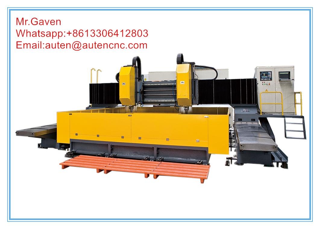 High Speed CNC Metal Plate Flange Drilling and Milling Machine 