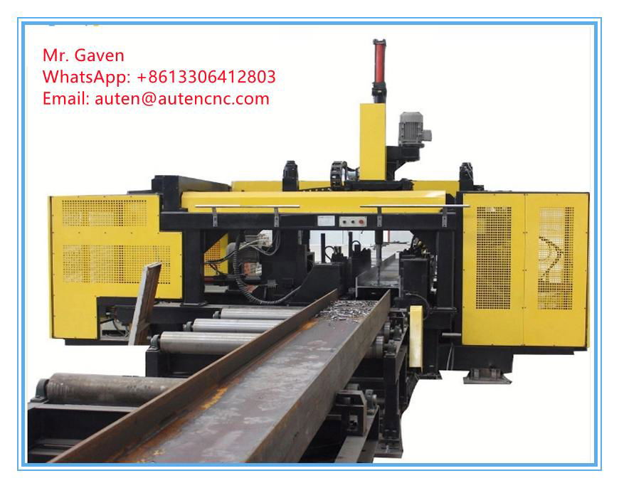 CNC H Beams Drilling and Marking Machine Line for Steel Structure