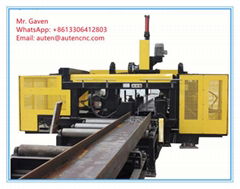 CNC H Beams Drilling and Marking Machine Line for Steel Structure