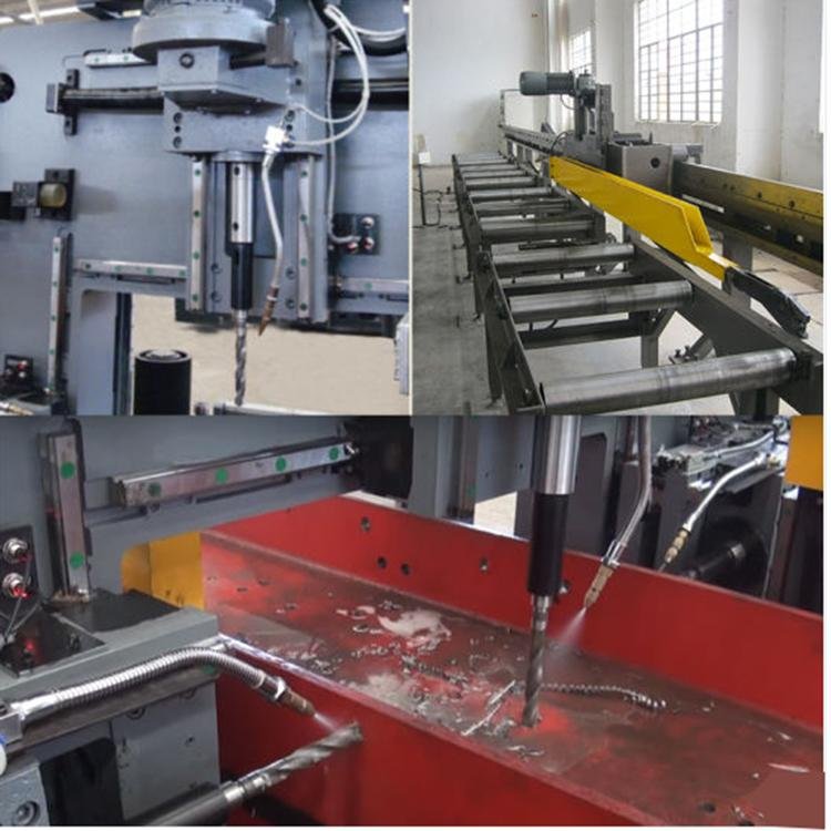 CNC H Beams Drilling and Marking Machine Line for Steel Structure 5