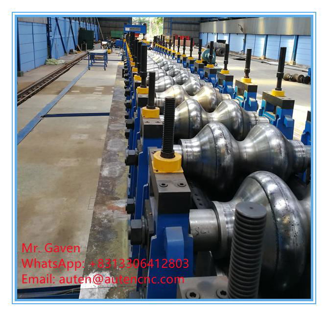 Highway Railway Heavy Large Culvert Corrugated Plate Roller Forming Machine Line