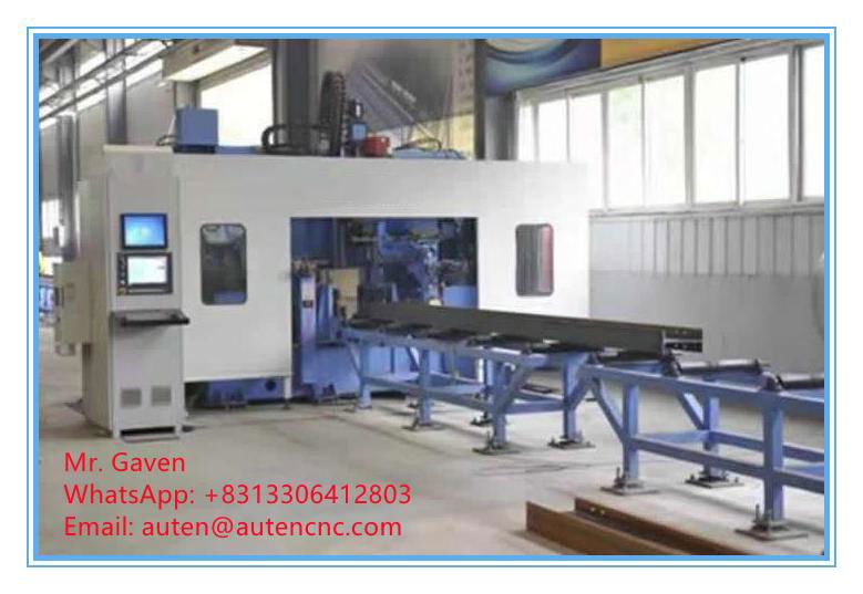 High Speed CNC H Beam Drilling, Punching and Cutting Machine Line