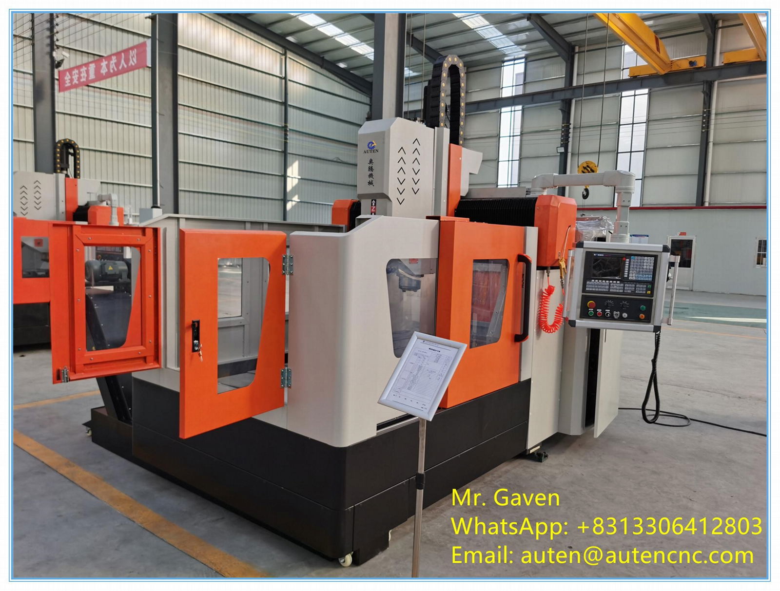 High Speed CNC Flange Plate Drilling, Tapping and Milling Machine 2