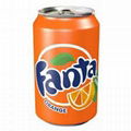 Fanta Orange 330ml Cans   1