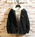 Spring and Autumn New Men's Pierced Denim Coat Men's Autumn Jacket 2