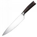 8" chef knife with pakka-wood handle 1