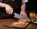 New Design Damascus chef knife with G10 handle 2